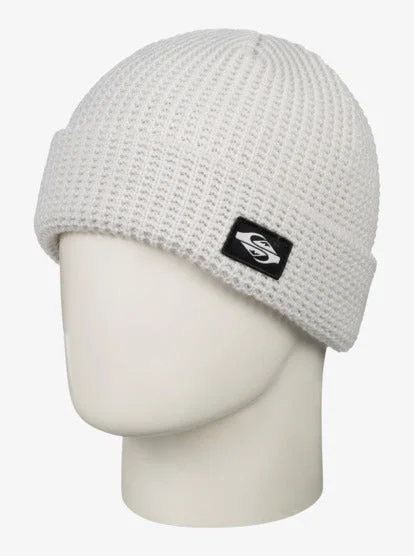 beanies with adjustable knit-  Quiksilver Tofino Beanie - Nimbus Cloud