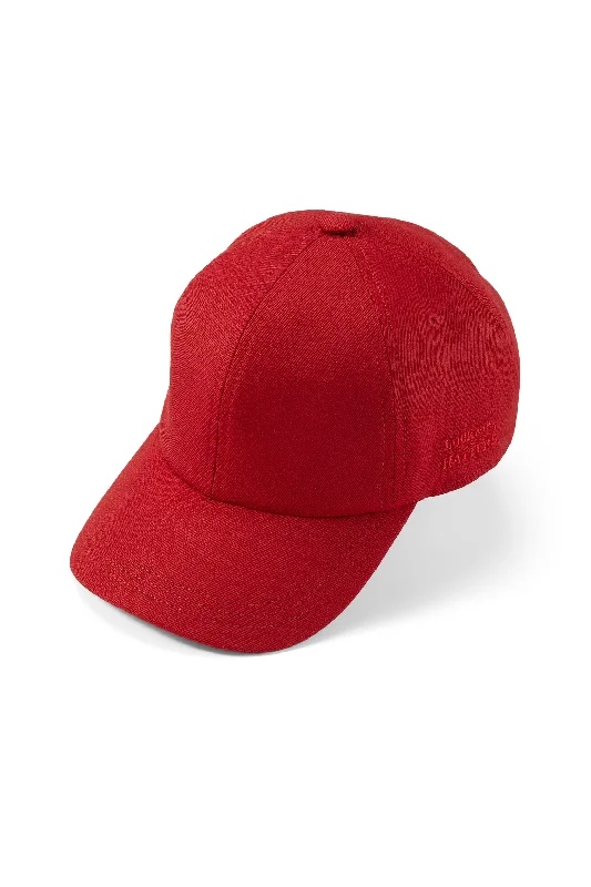 Baseball caps with the best fit-Adjustable Red Baseball Cap