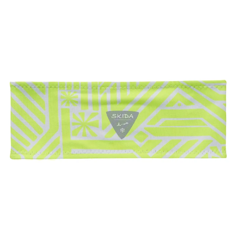 beanies with stylish designs-  Skida Alpine Headband Neon Waves