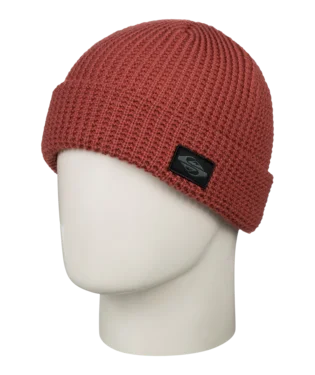 beanies for mountain and forest trips-  Quiksilver Tofino Beanie - Marsala