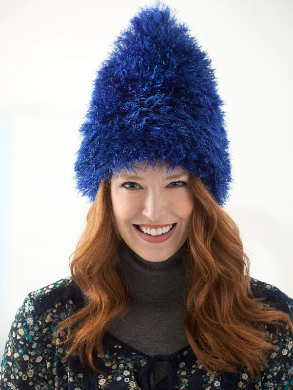 beanies with pompom for women-  Fun Fur Troll Hat (Knit)