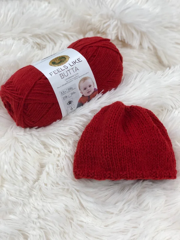 slouchy beanies for winter-  Knit Preemie Hat