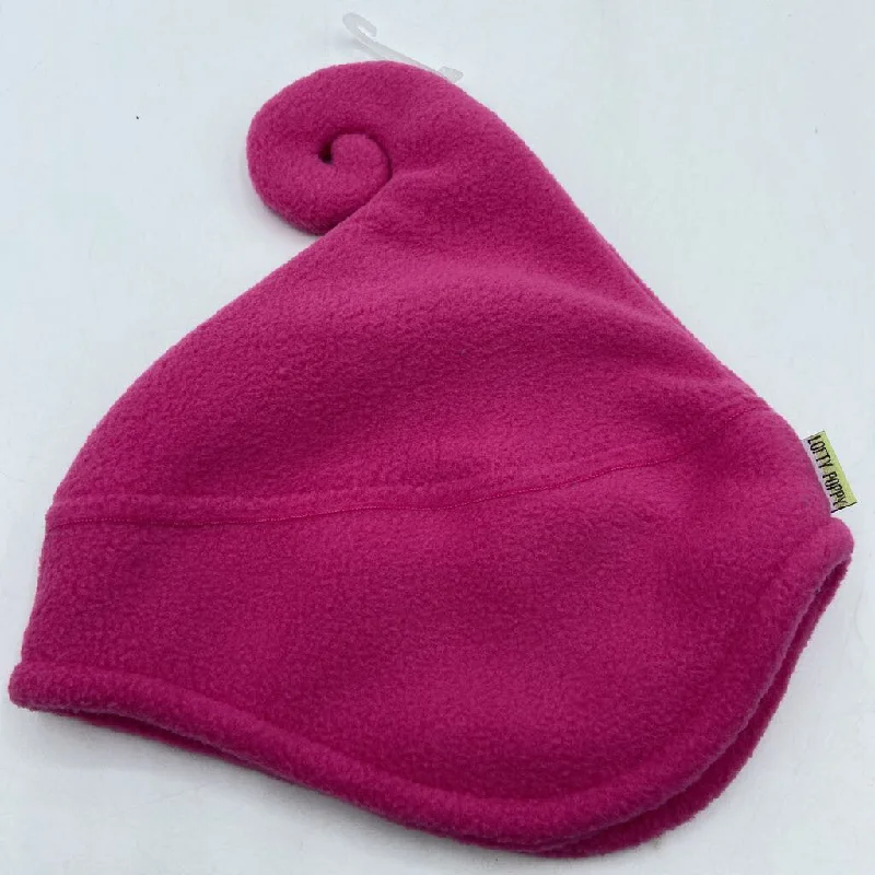 beanies with modern designs-  Size XS (0-6m): Lofty Poppy Locally Made PINK Fleece Hat - NEW