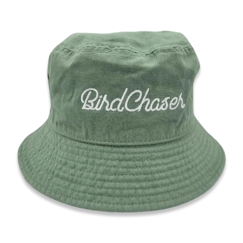 Bucket hats for a casual chic look-Khaki Green BirdChaser Bucket Hat