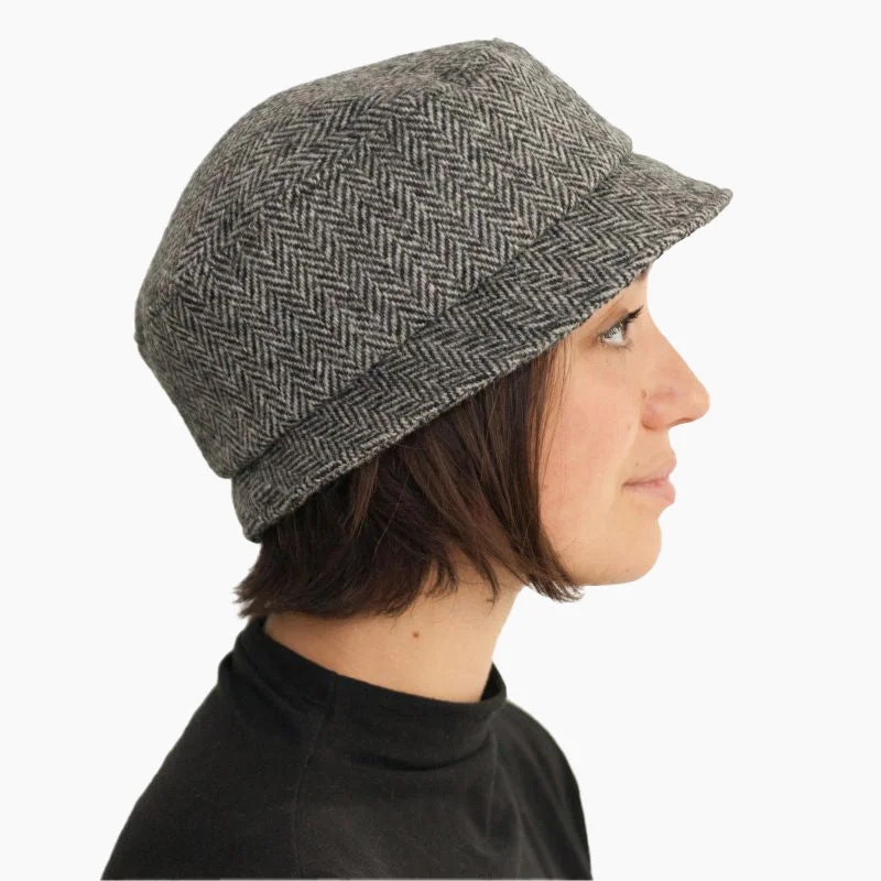 beanies for men with pompom-  Harris Tweed® Stroll Hat